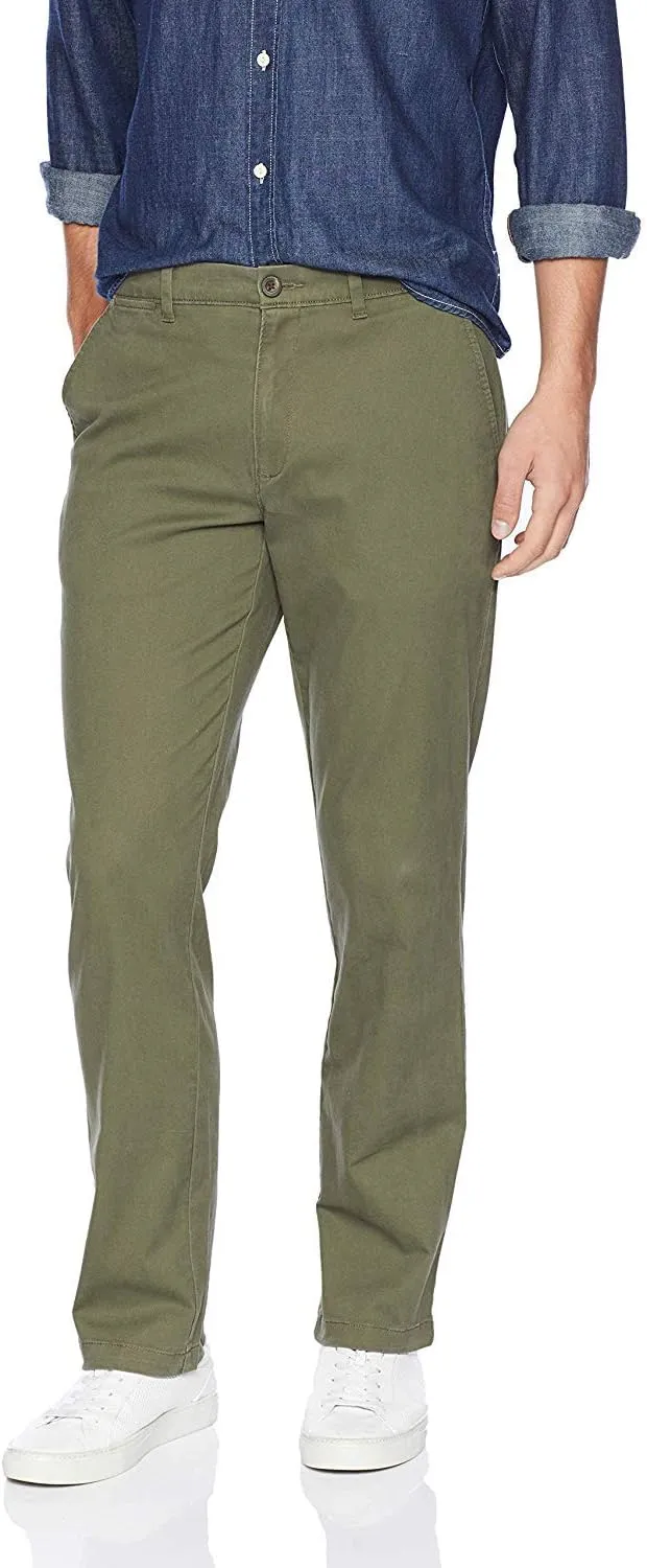 Amazon Essentials Mens Straight-Fit Casual Stretch Chino Pants