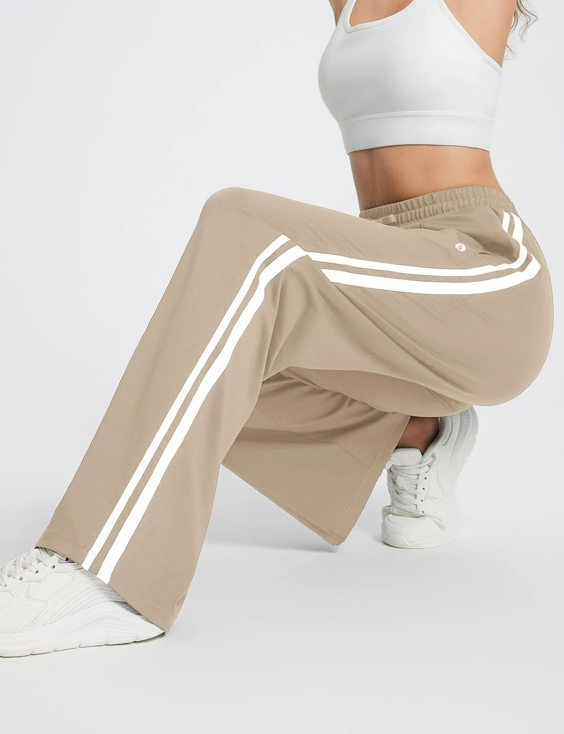 baleaf Women's Track Pants Athletic Jogging Sweatpants Zipper Pockets Warm-Up Sports Running Pants