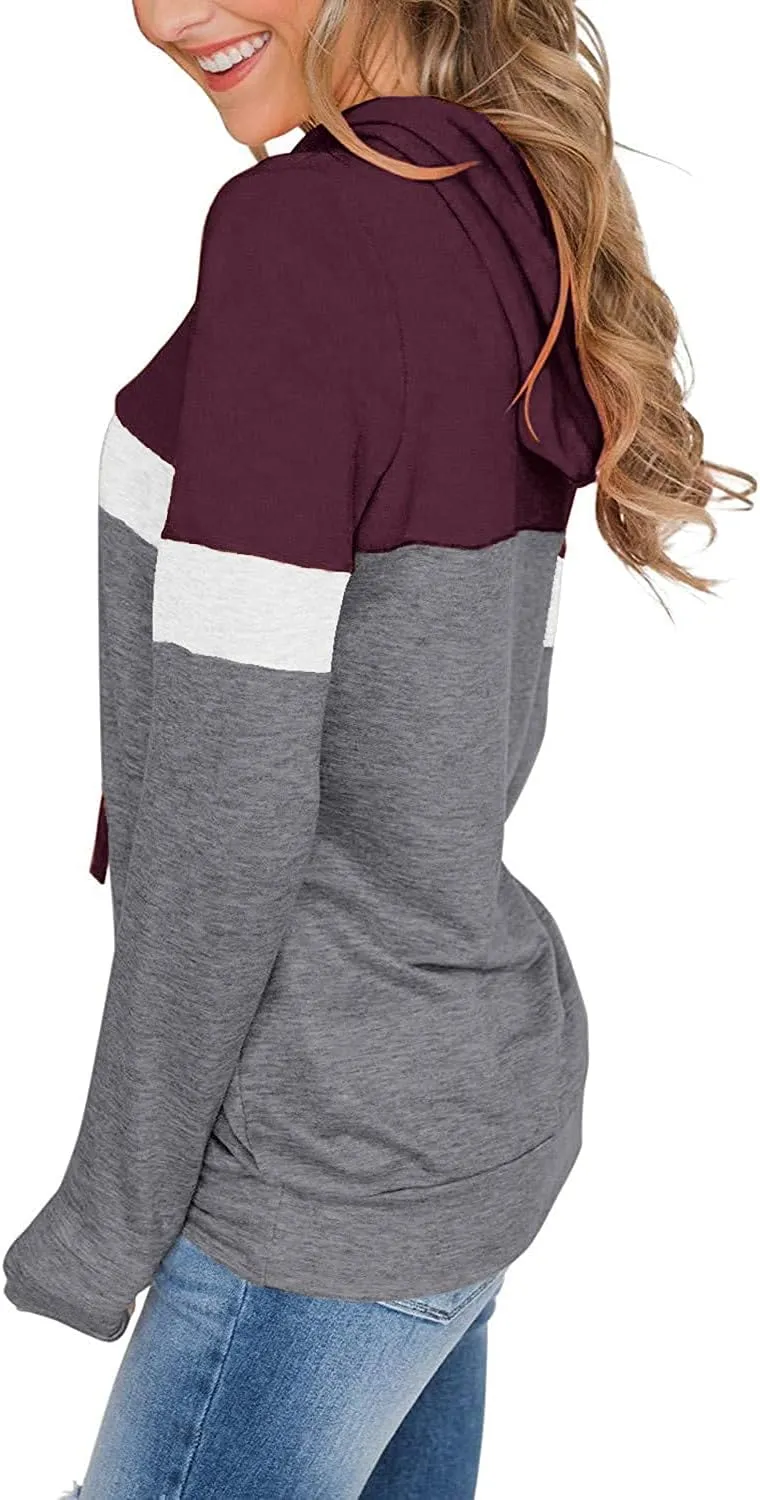 Lylinan Womens Tops Long Sleeve Hoodies Fall Clothes Fashion Sweatshirts Trendy Casual Shirts Tunics