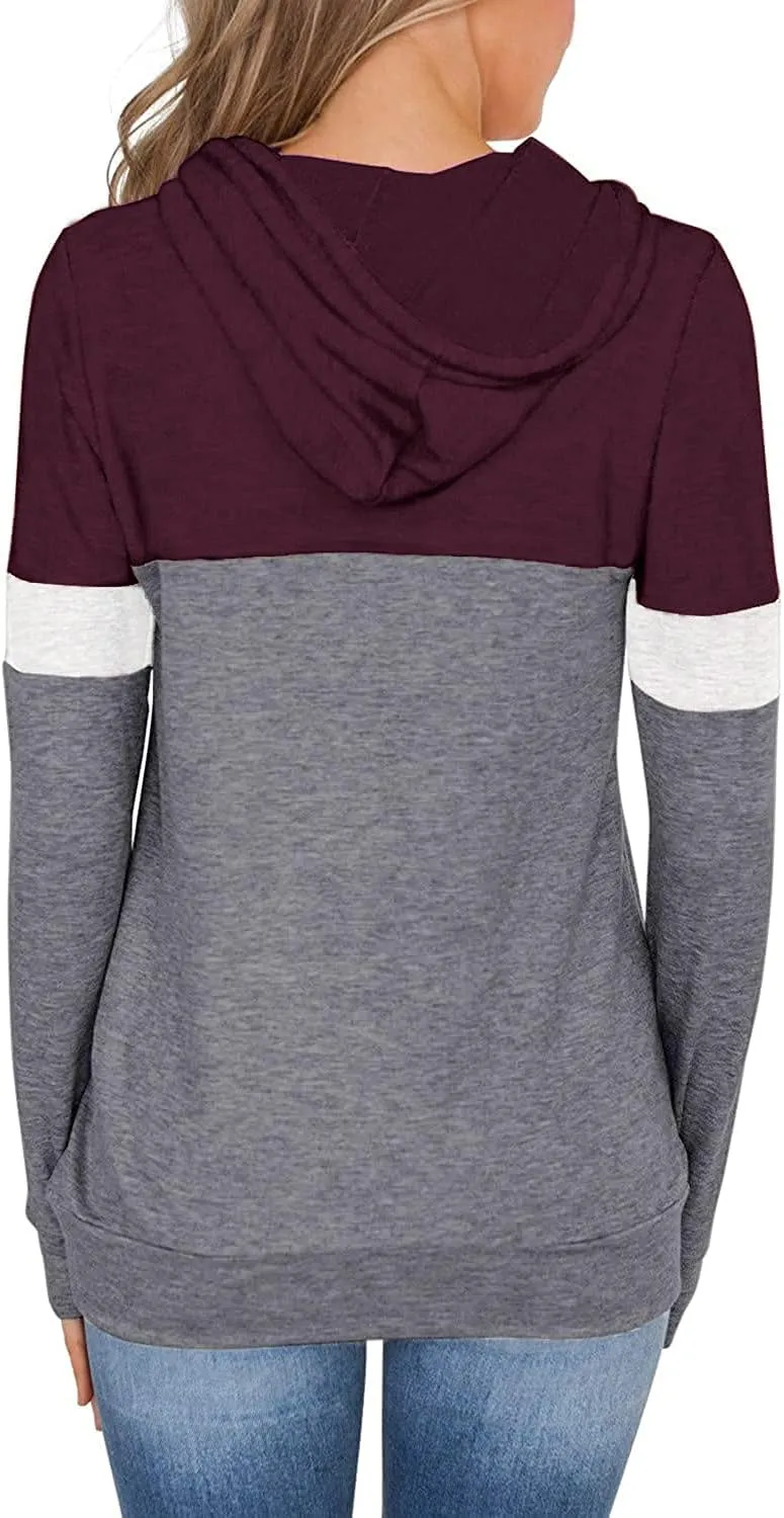 Lylinan Womens Tops Long Sleeve Hoodies Fall Clothes Fashion Sweatshirts Trendy Casual Shirts Tunics