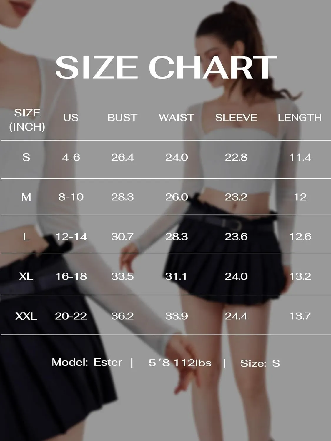 REORIA Women's Sexy Mesh Long Sleeve Boned Corset Top Trendy Y2K Square Neck Going Out Bustier Crop Tops