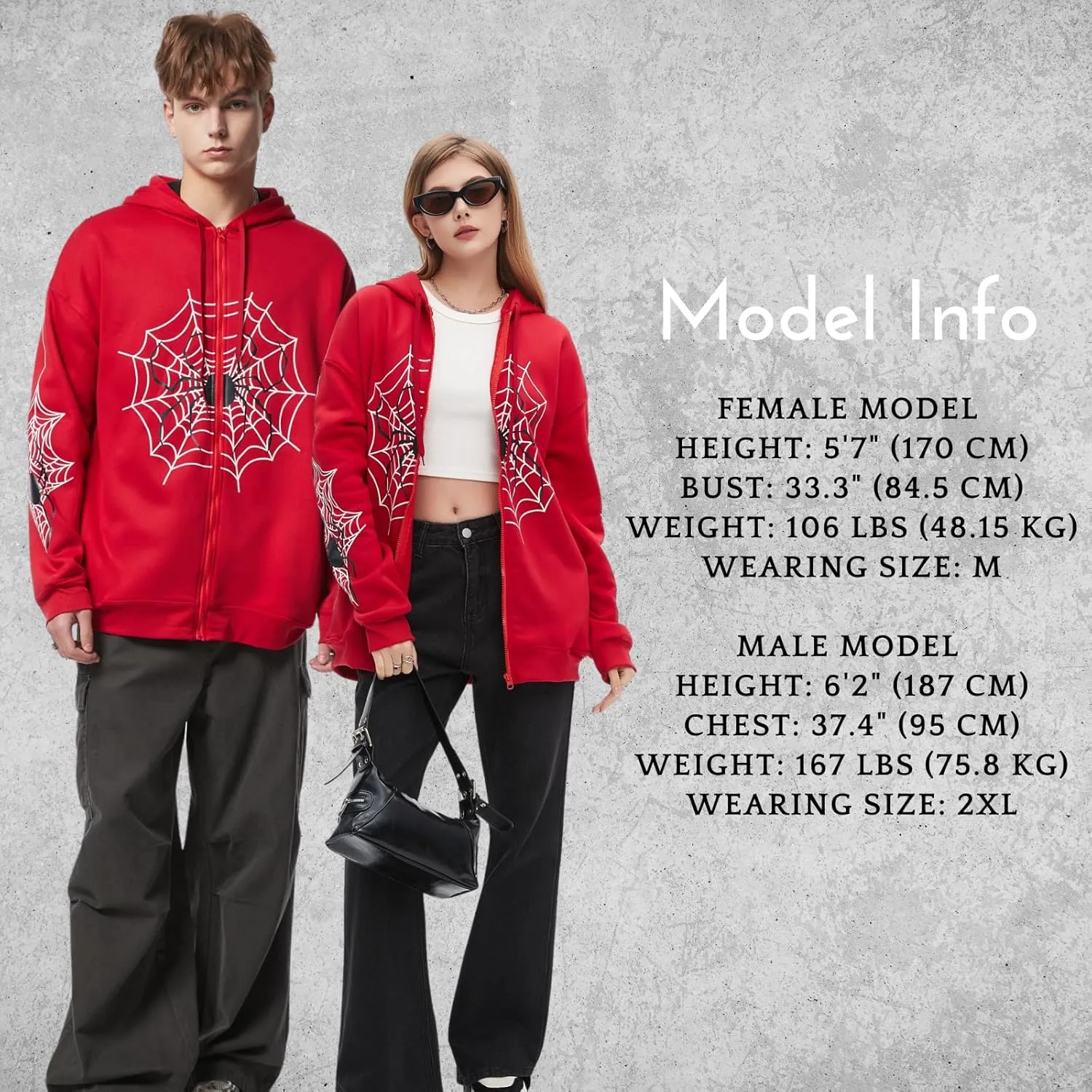 Spider Graphic Hoodies Y2k Zip Up Hoodie Men Women Oversized Sweatshirts Y2k Jacket Streetwear Vintage Tops