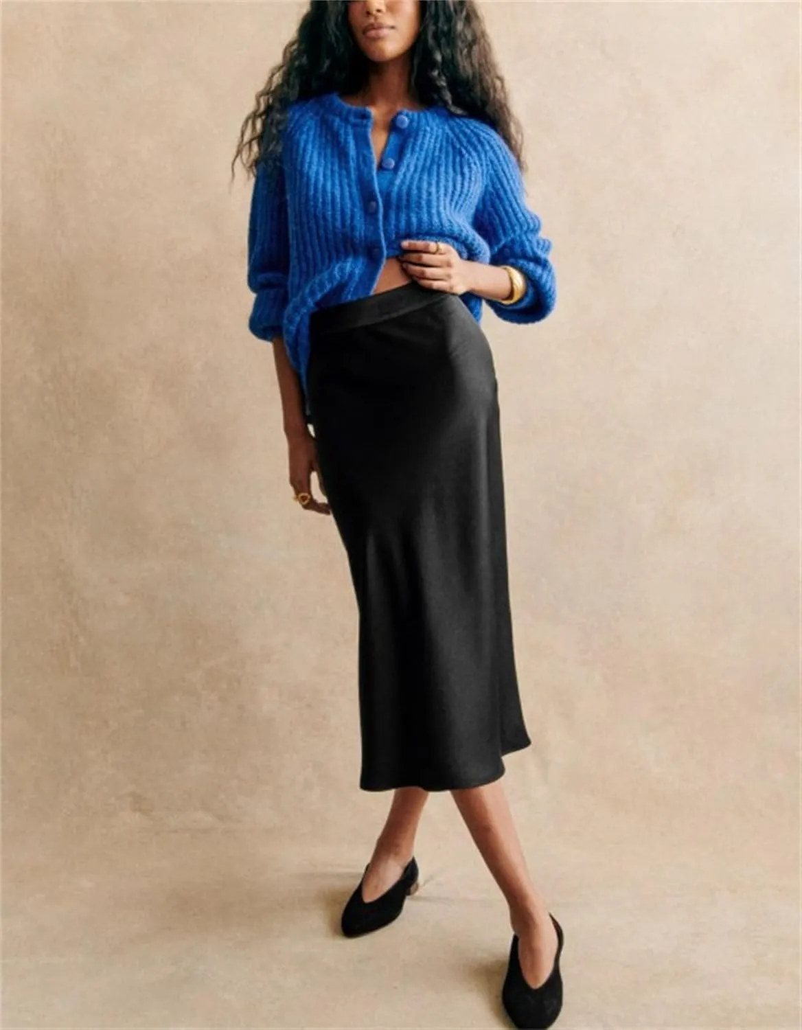 Women Y2k Knitted Cropped Cardigan Sweater Long Sleeve Crewneck Button Down Open Front Knitwear Top Streetwear